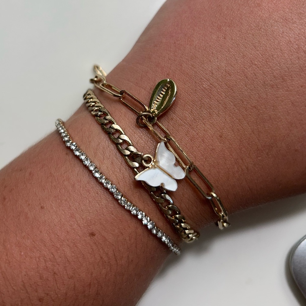 Bracket stack (3 separate bracelets)